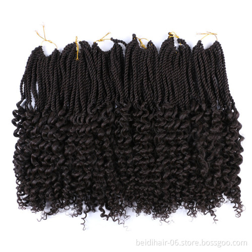 Curly Ends Senegalese Twists Braids Crochet Twists Braids Wavy Senegalese Braids Small 18inch 22 Strands/pack 100g